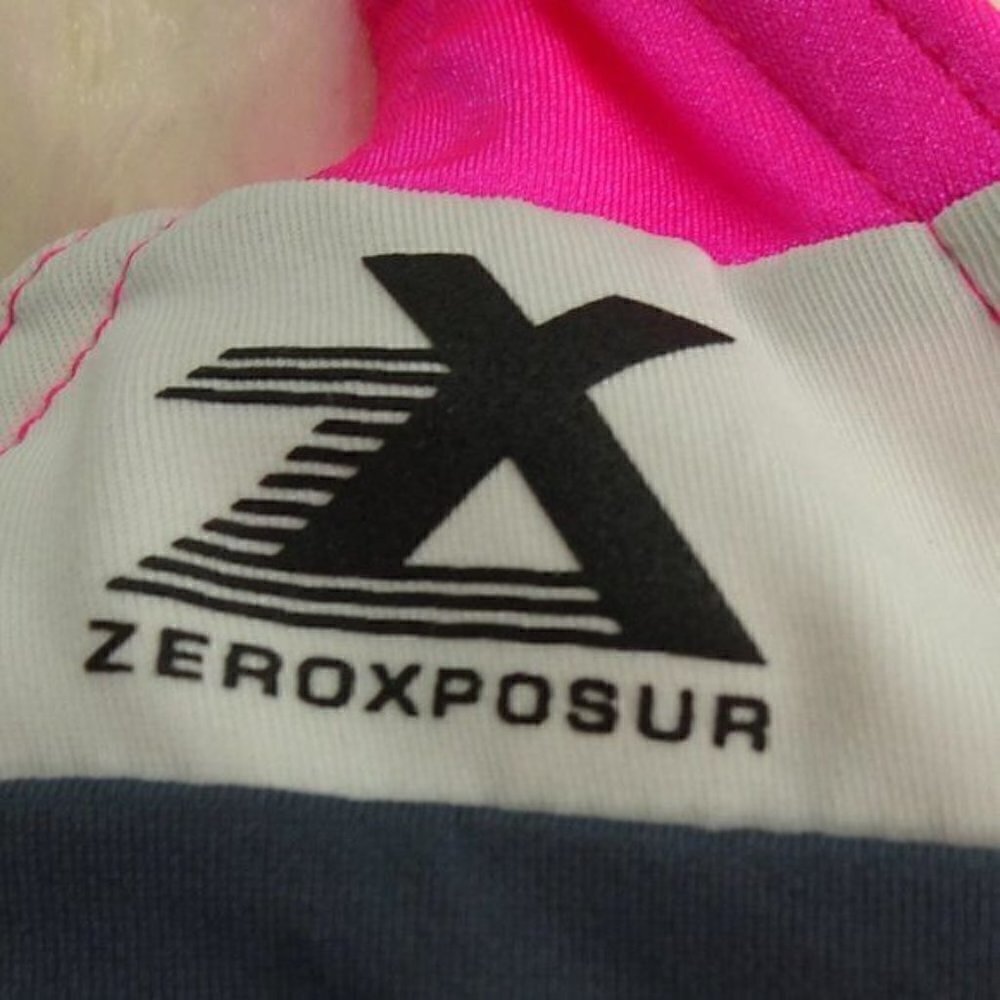 ZeroXposur Barbie/Black Tankini w/Padded Bra Sz 14 - Picture 3 of 11